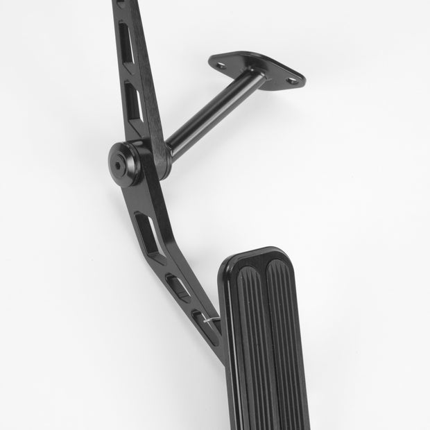 BLACK THROTTLE ASSEMBLY FOR '64-'67 CHEVELLE WITH RUBBER INSERT