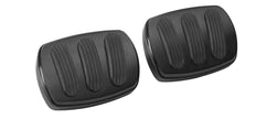 CURVED BLACK BRAKE/CLUTCH PEDAL PADS FOR '58-'62 CORVETTE (PAIR)
