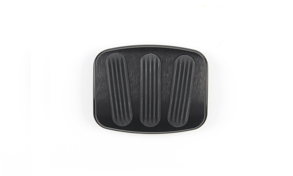 CURVED BLACK AUTO NON-POWER BRAKE PEDAL PAD FOR '73-'77 BRONCO