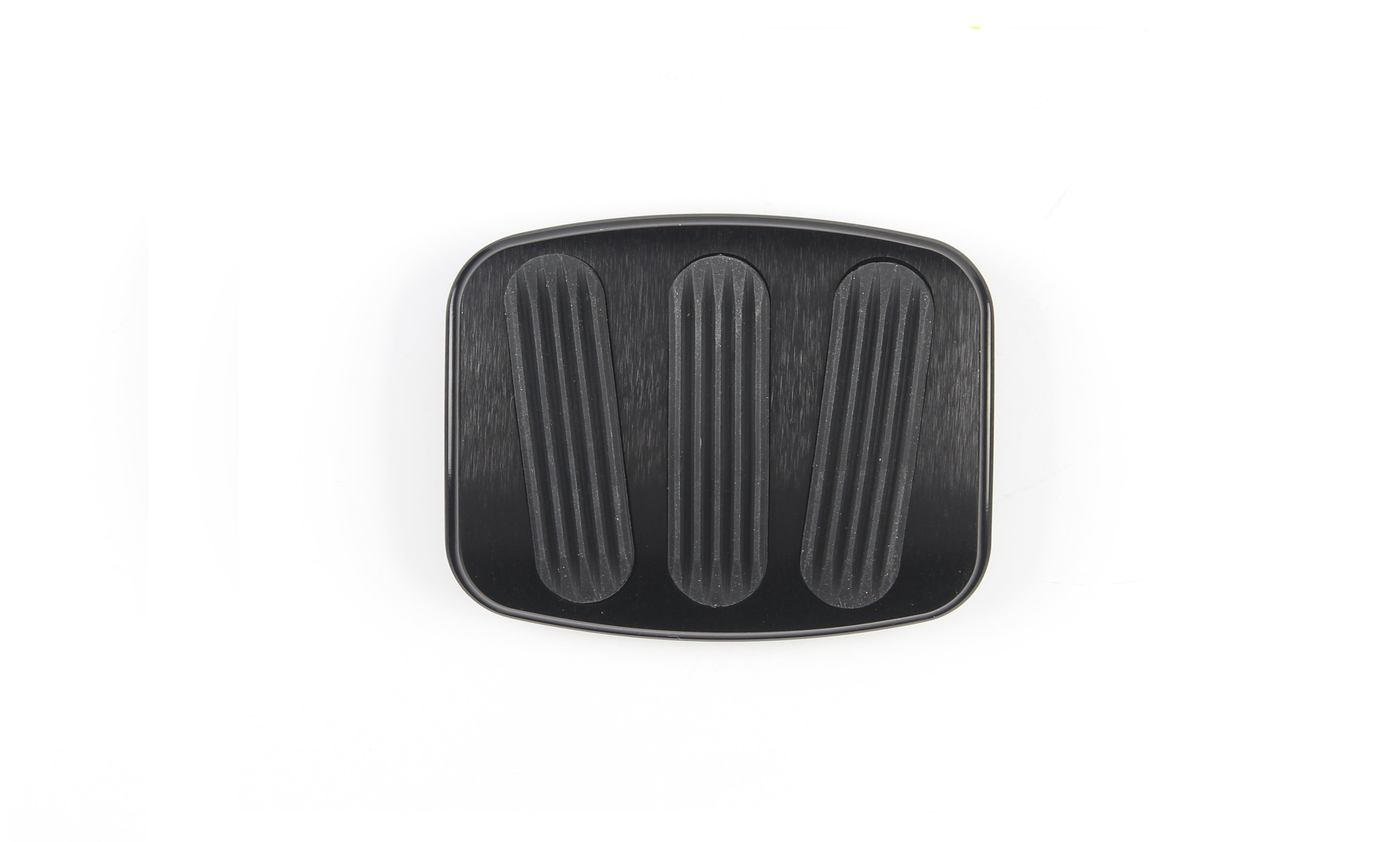 CURVED BLACK AUTO NON-POWER BRAKE PEDAL PAD FOR '73-'77 BRONCO