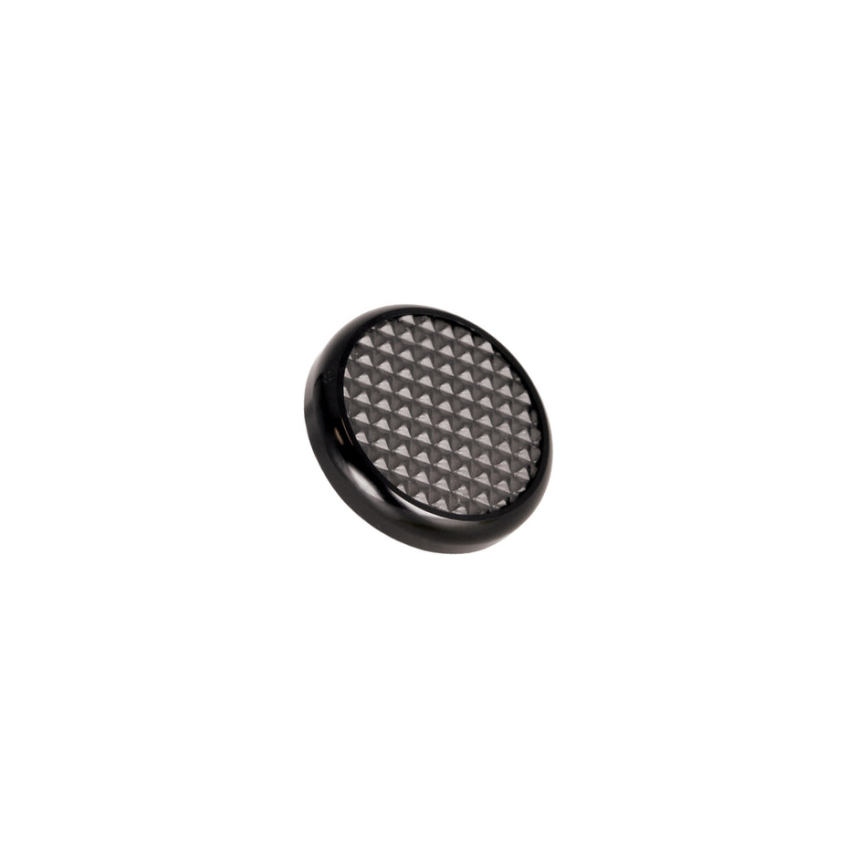 GOOLSBY EDITION BLACK ROUND BRAKE/CLUTCH PEDAL PAD