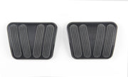 CURVED BLACK BRAKE/CLUTCH PEDAL PADS FOR '60-'66 C-10 TRUCK (PAIR)