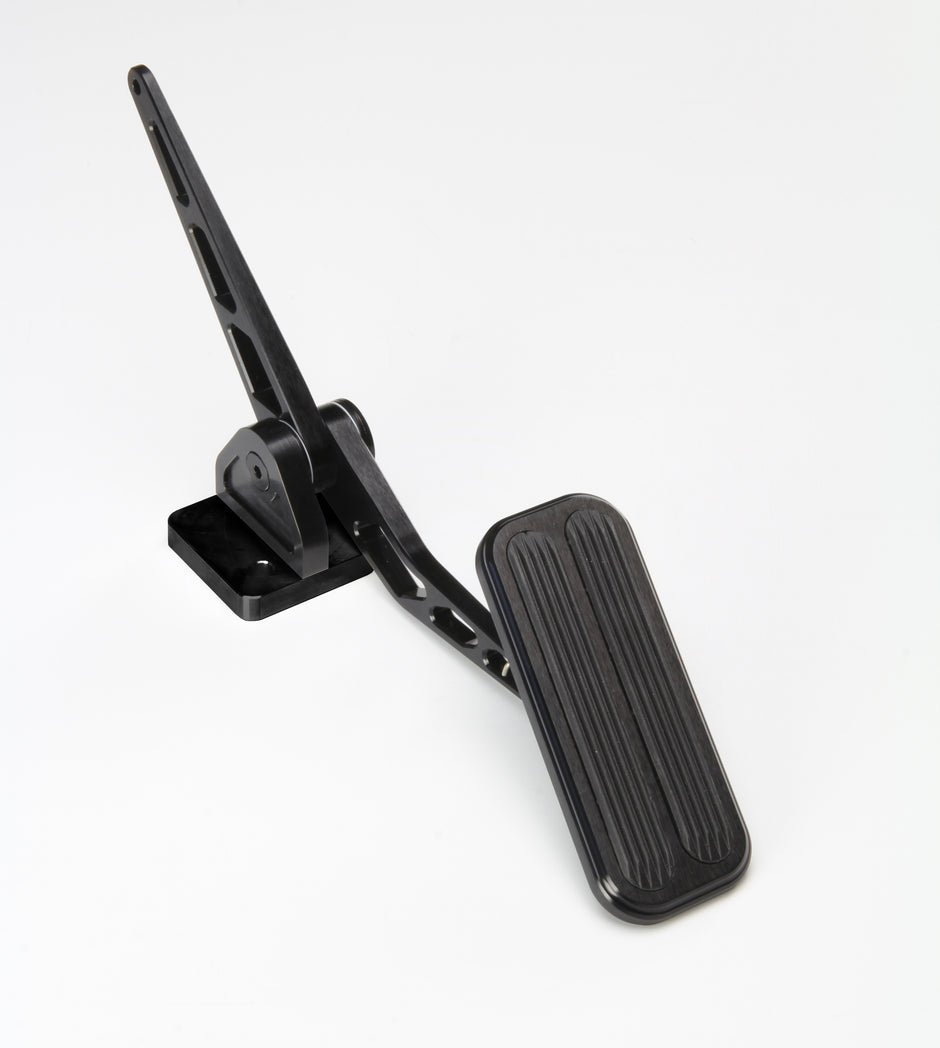 BLACK THROTTLE ASSEMBLY FOR '68-'72 CHEVELLE WITH RUBBER INSERT