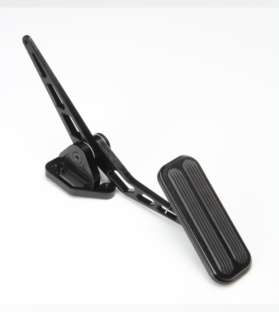 BLACK THROTTLE ASSEMBLY FOR '70-'81 CAMARO/FIREBIRD WITH RUBBER INSERT