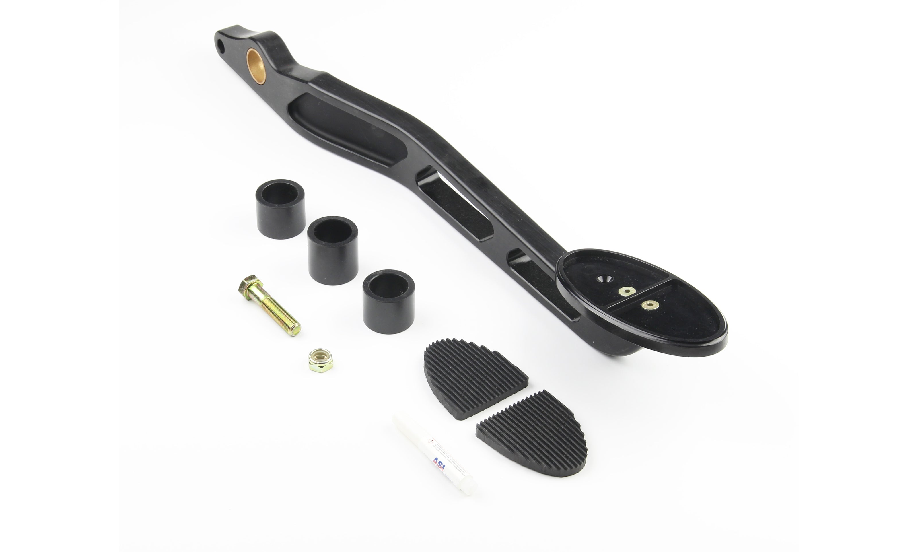 XL BLACK BRAKE ARM FOR KUGEL COMPONENTS 180 DEGREE WITH OVAL PADS
