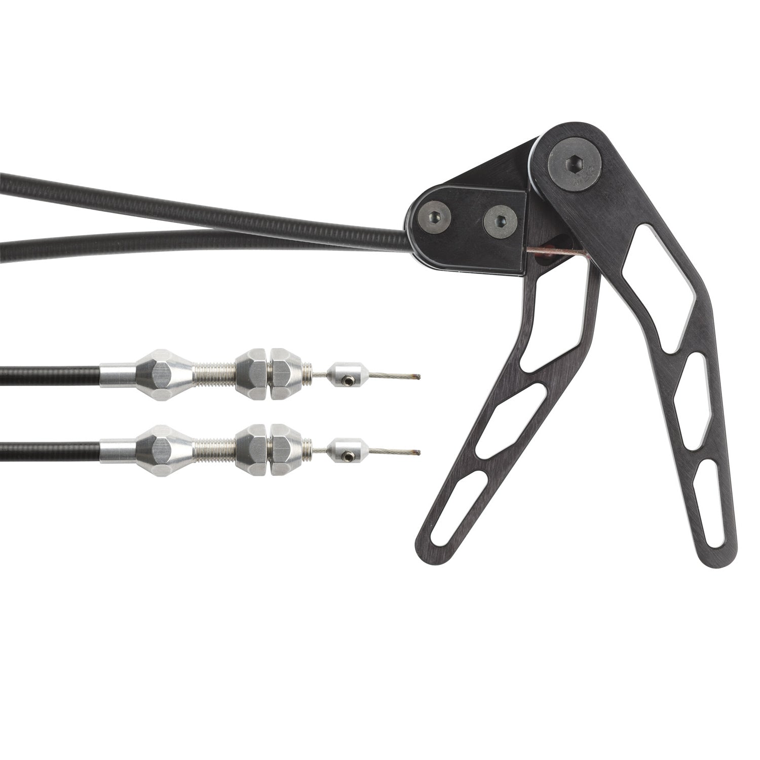 BLACK UNIVERSAL COMBINATION HOOD & TRUNK CABLE KIT FOR RIGHT HAND DRIVE