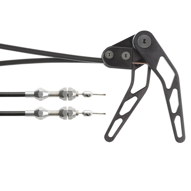BLACK UNIVERSAL COMBINATION HOOD & TRUNK CABLE KIT FOR RIGHT HAND DRIVE