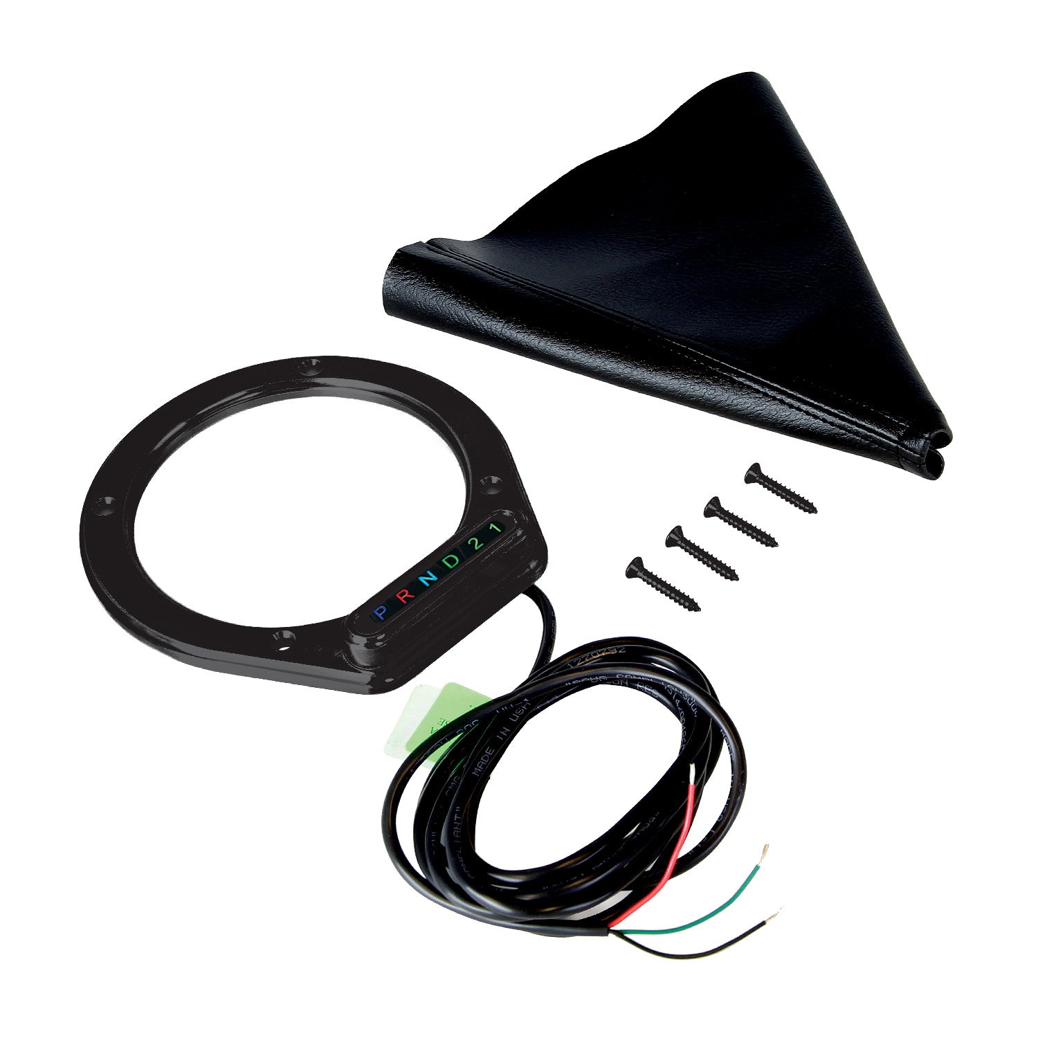 ROUND BLACK BOOT INDICATOR FOR 350/400/200/C4/C6/727/904/518 WITH HORIZONTAL DISPLAY