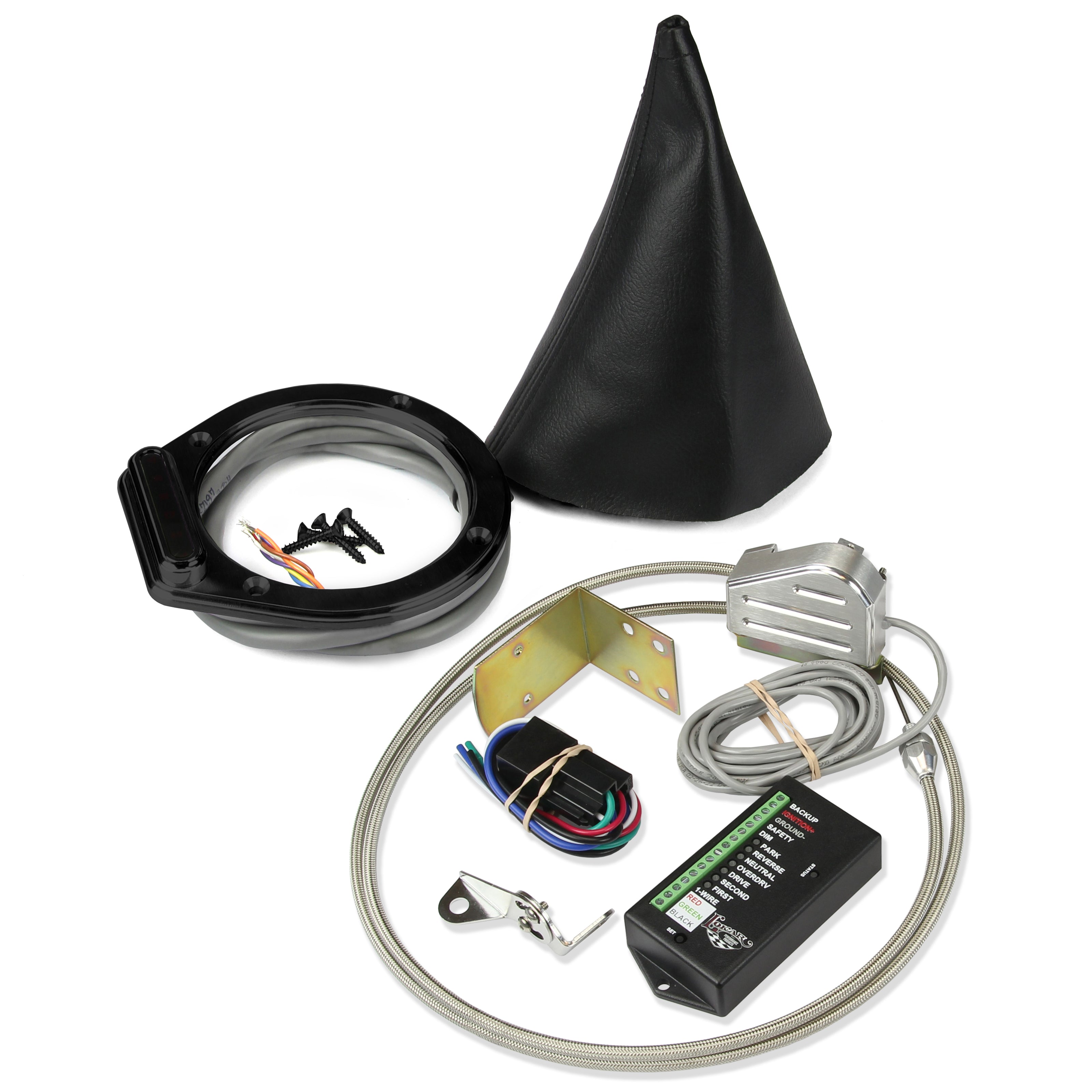 ROUND BLACK BOOT INDICATOR FOR 350/400 WITH VERTICAL DISPLAY & SENSOR KIT