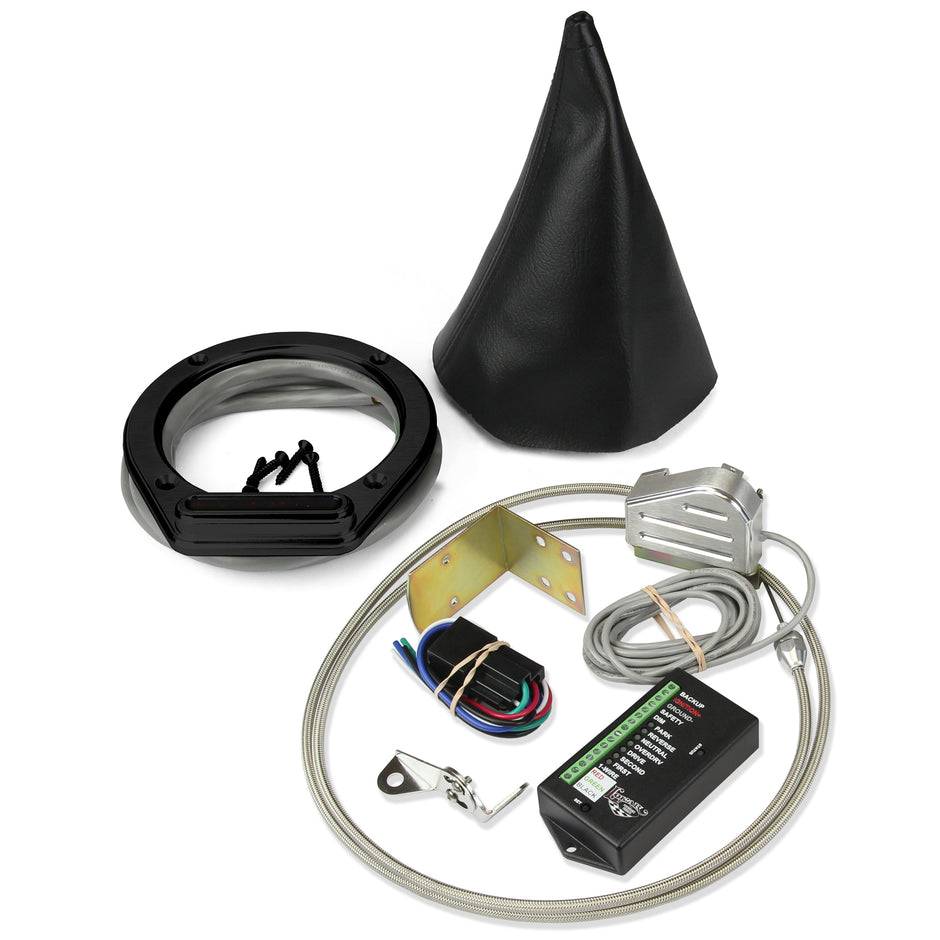ROUND BLACK BOOT INDICATOR FOR 200R WITH HORIZONTAL DISPLAY & SENSOR KIT