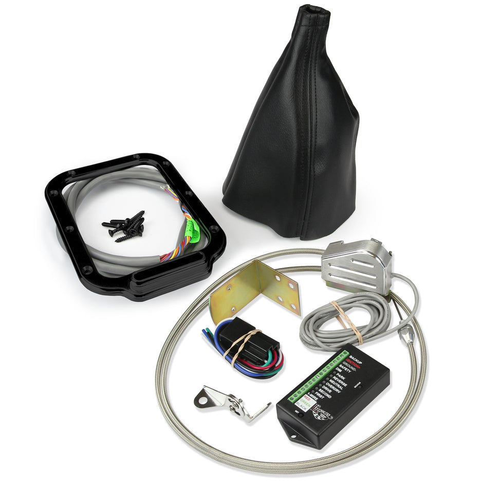 RECTANGULAR BLACK BOOT INDICATOR FOR 727/904/518 WITH HORIZONTAL DISPLAY & SENSOR KIT