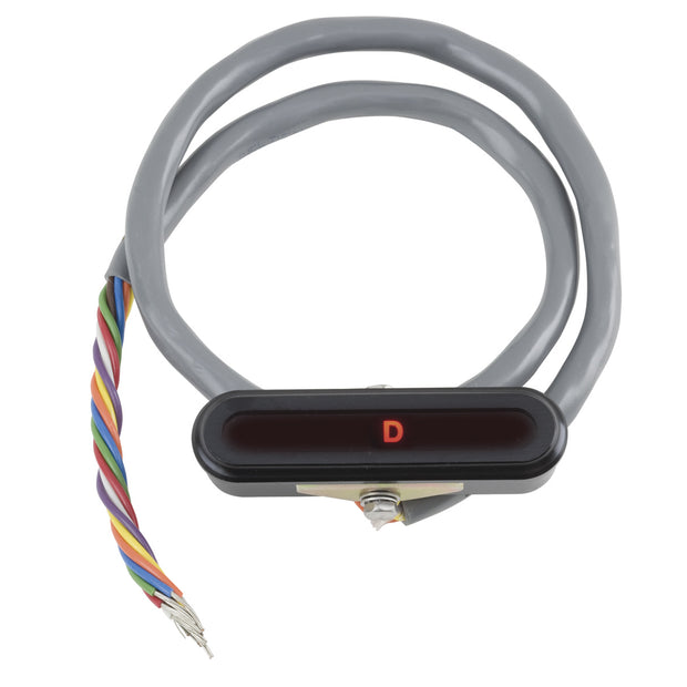 BLACK DASH INDICATOR FOR AOD/4R70W/AODE WITH HORIZONTAL DISPLAY