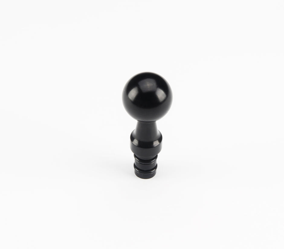 PREMIUM BLACK BILLET DIPSTICK HANDLE SOLID ROUND