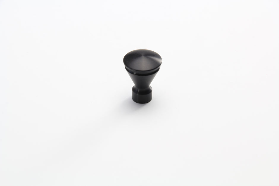 DASH KNOB - LOKAR - 3/16" HOLE - BLACK
