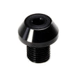 DASH BEZEL - DECO - 7/16-28 MALE - BLACK
