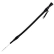 HI-TECH FLEXIBLE BLACK STAINLESS ENGINE DIPSTICK 1962-67 CHEVY II V-8 283/327 PUSH INTO PASSENGER'S SIDE/FRONT SUMP