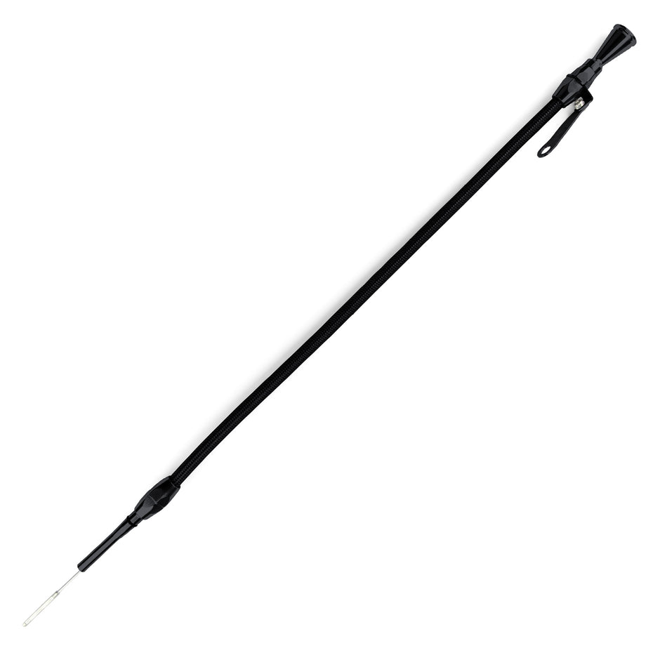 HI-TECH FLEXIBLE BLACK STAINLESS ENGINE DIPSTICK 1994 & LATER FORD 4.6 MODULAR, 2 VALVE PUSH INTO BLOCK PASSENGER' SIDE