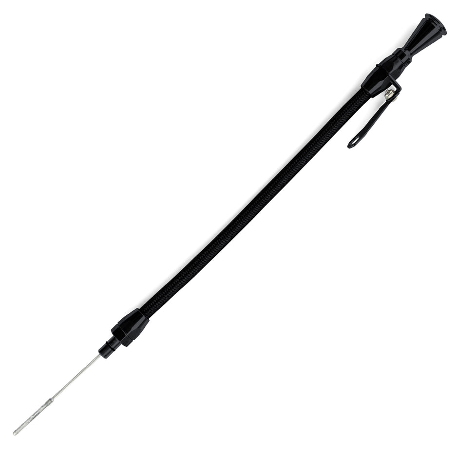 HI-TECH FLEXIBLE BLACK STAINLESS ENGINE DIPSTICK 5.7L/6.1L HEMI PUSH INTO BLOCK PASSENGER'S SIDE/REAR SUMP TRUCK PAN