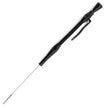 HI-TECH FLEXIBLE BLACK STAINLESS ENGINE DIPSTICK 1937-53 FORD FLATHEAD V8 SCREW INTO PAN 1/2