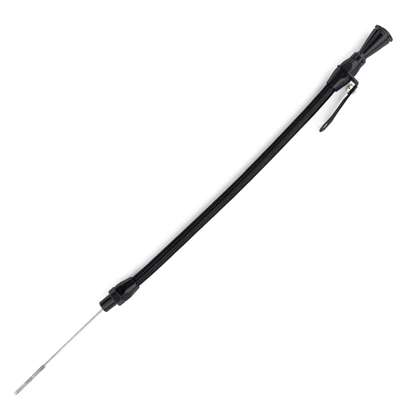 HI-TECH FLEXIBLE BLACK STAINLESS ENGINE DIPSTICK UNIVERSAL 1/4