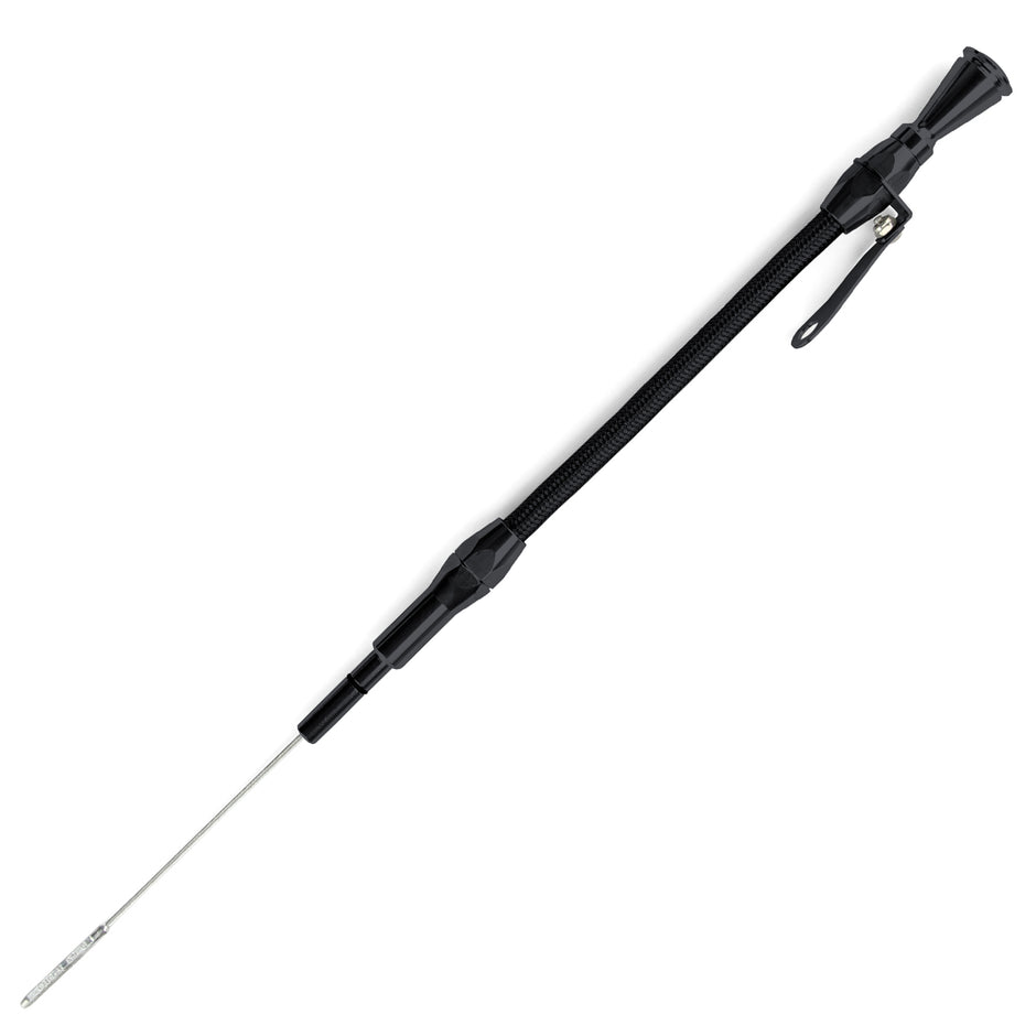 HI-TECH FLEXIBLE BLACK STAINLESS ENGINE DIPSTICK DART SMALL BLOCK CHEVY SHP BLOCK