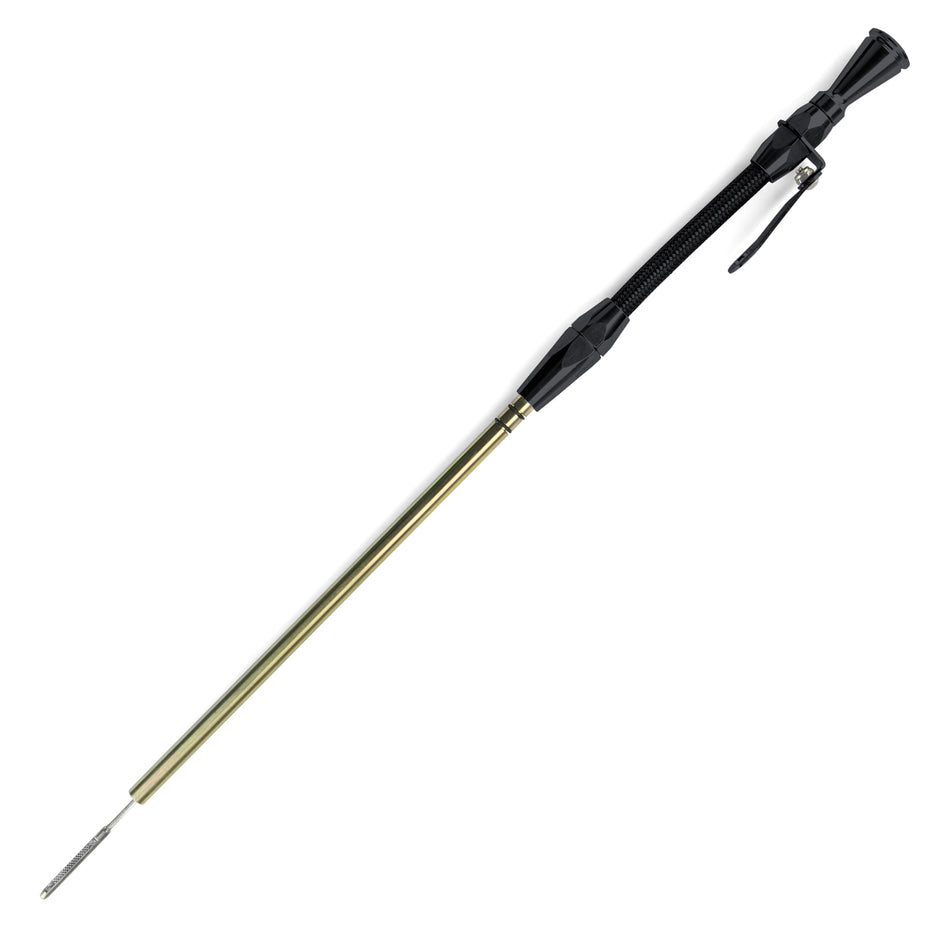 HI-TECH FLEXIBLE BLACK STAINLESS ENGINE DIPSTICK 1969-74 (US), 1971-84 (AUS) FORD 351 CLEVELAND