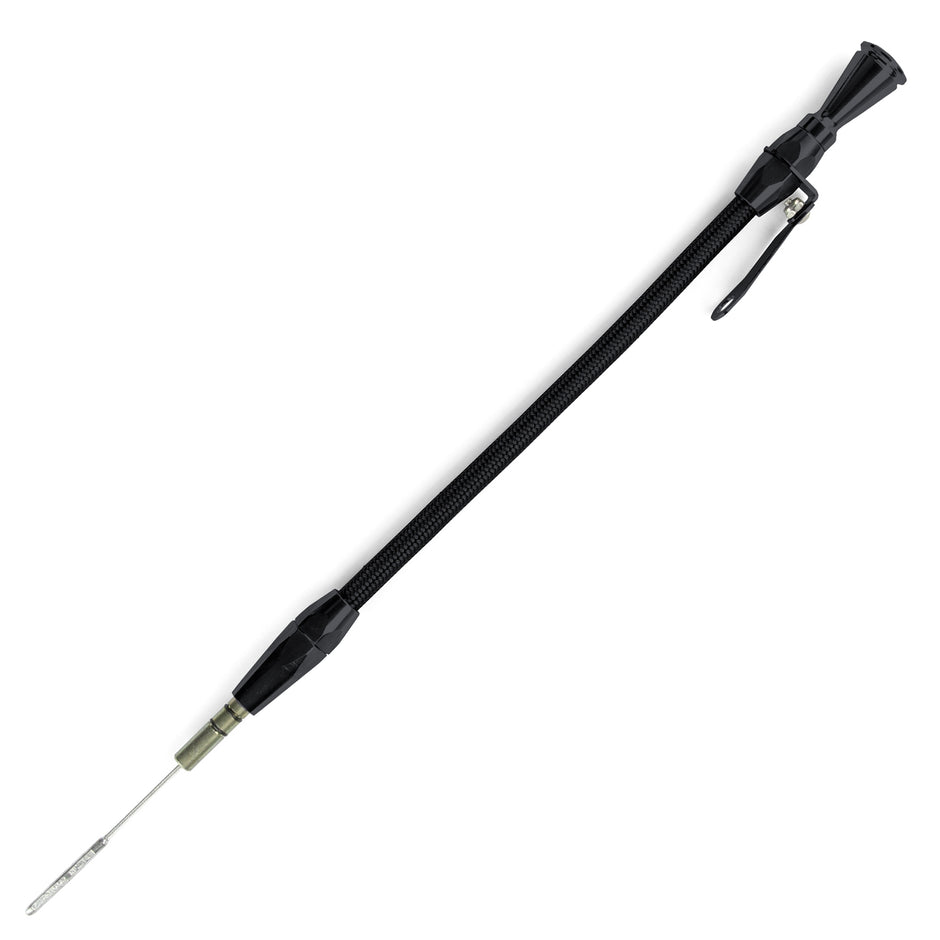 HI-TECH FLEXIBLE BLACK STAINLESS ENGINE DIPSTICK BIG BLOCK MOPAR FRONT SUMP