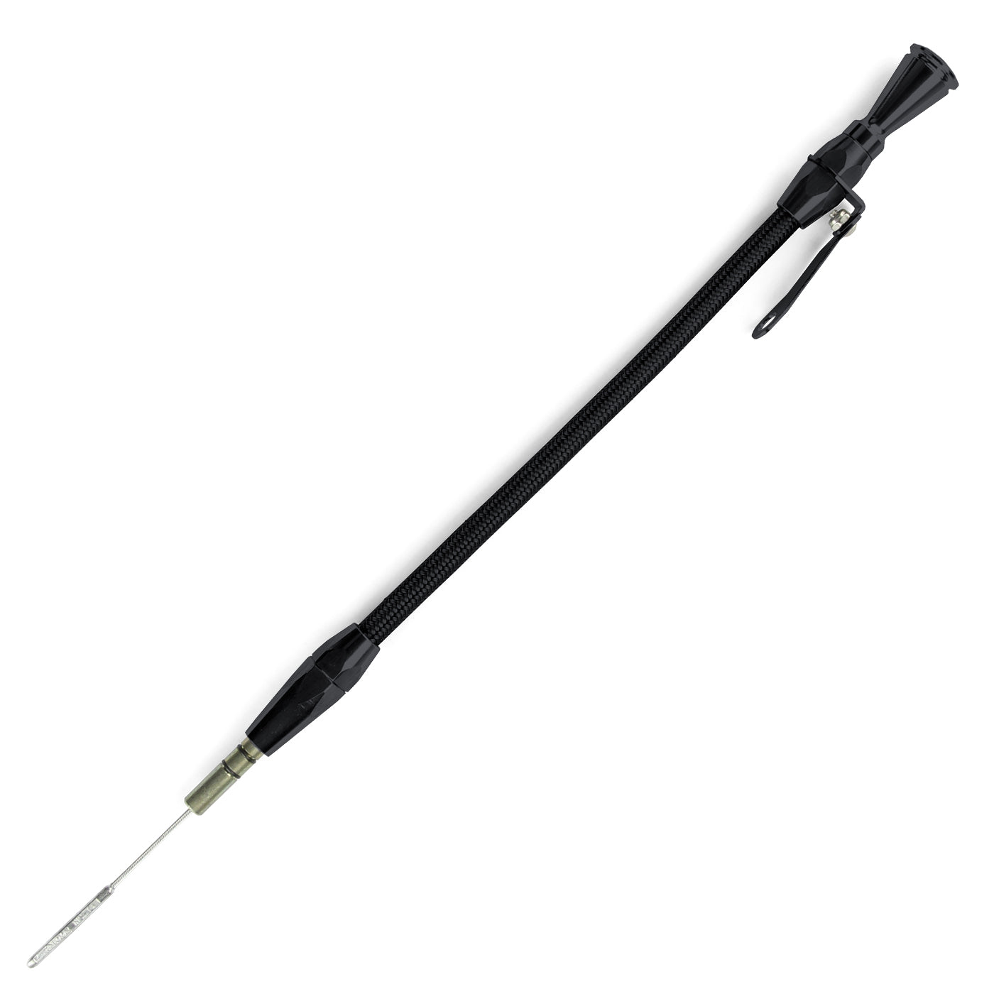 HI-TECH FLEXIBLE BLACK STAINLESS ENGINE DIPSTICK BIG BLOCK MOPAR FRONT SUMP