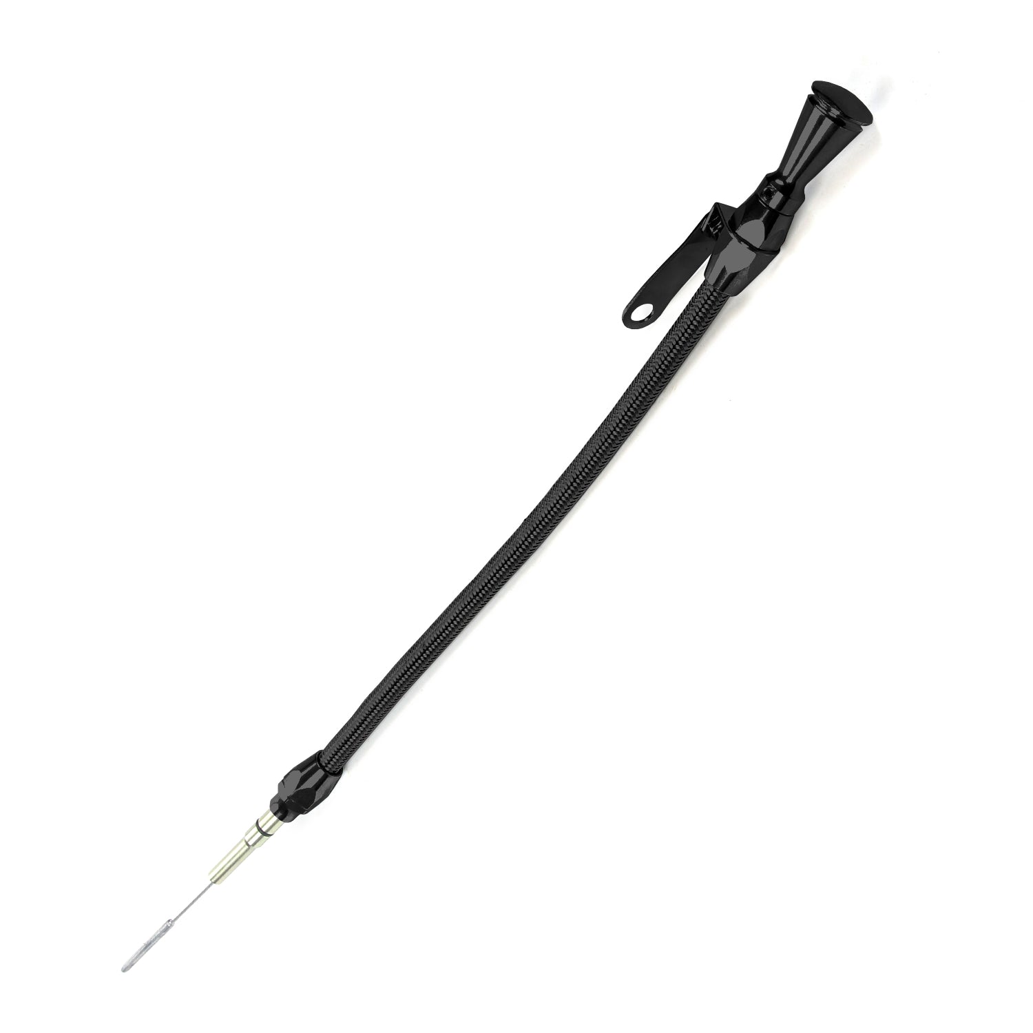 DIPSTICK, HIGH TECH, ENGINE OIL, GEN 4 LS CAR, 6.2 LSA CAMARO, PASS SIDE, BLACK