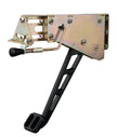 UNDER-THE-DASH BLACK EMERGENCY FOOT BRAKE WITH WINDOWED ARM AND RUBBER INSERT PAD