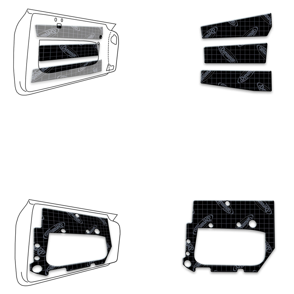 2021+ Ford Bronco Custom Cut Sound Deadening Door Kit