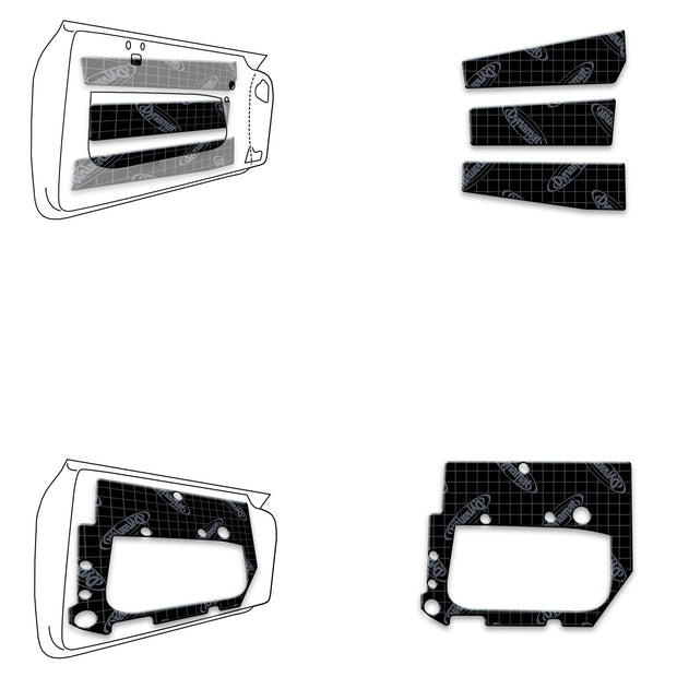 2021+ Ford Bronco Custom Cut Sound Deadening Door Kit