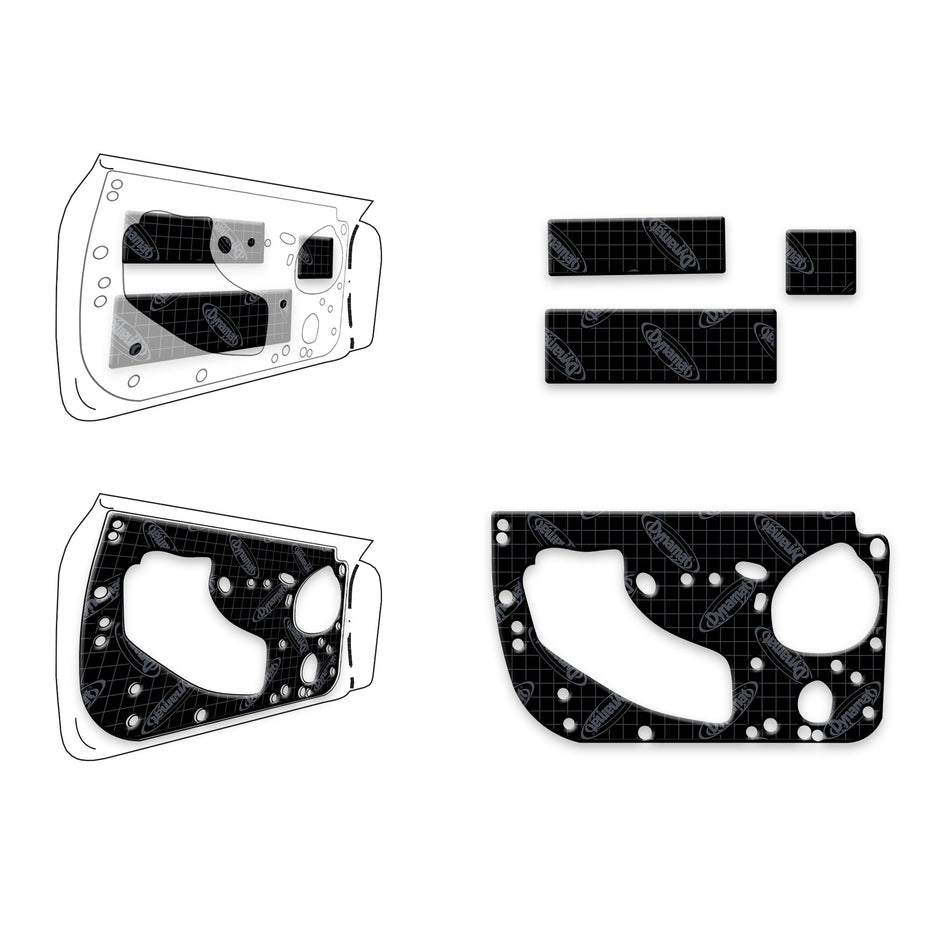 2021+ Ford F-150 Custom Cut Sound Deadening 4-Doors Kit - XFO F14 D