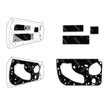 2021+ Ford F-150 Custom Cut Sound Deadening 4-Doors Kit - XFO F14 D