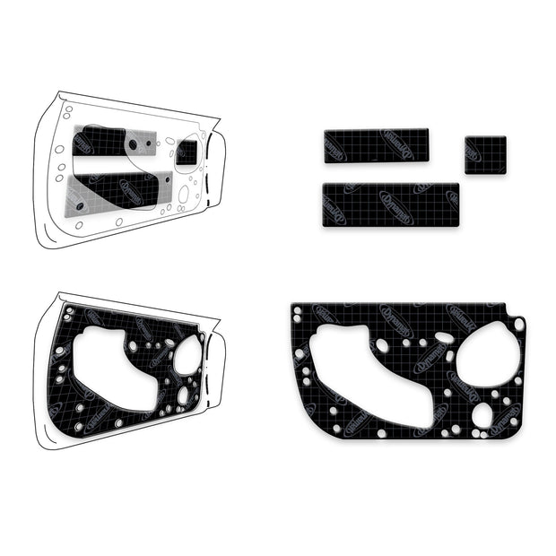 2021+ Ford F-150 Custom Cut Sound Deadening 4-Doors Kit - XFO F14 D