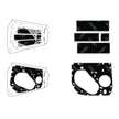2021+ Ford F-150 Custom Cut Sound Deadening 4-Doors Kit - XFO F14 D