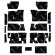1963-67 Corvette Floor Sound Deadening Kit - XGM C2 F