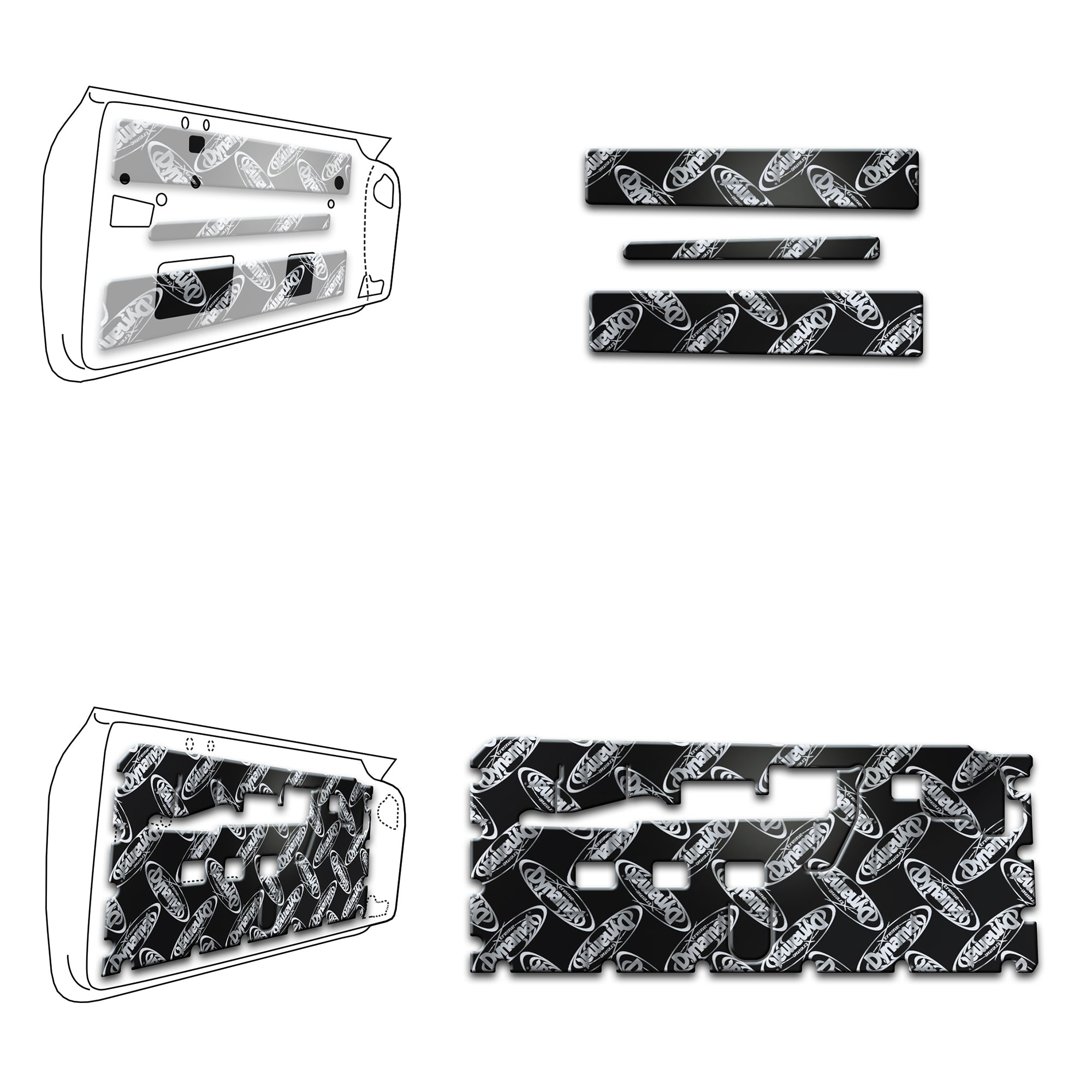 1982-1992 GM Camaro/Firebird F Body Door Kit XGM F3 D