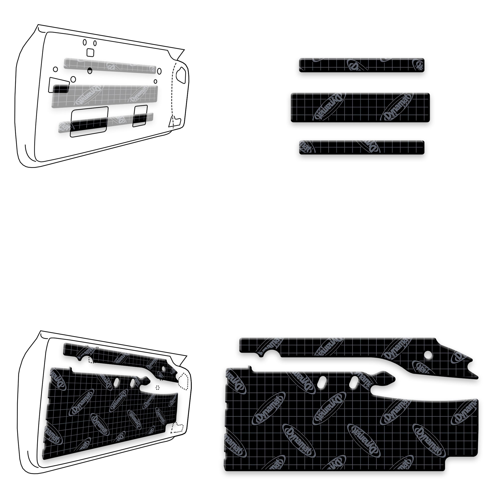 1955-1957 Chevrolet Tri Five Door Kit (2 Door) - XGM T5 D