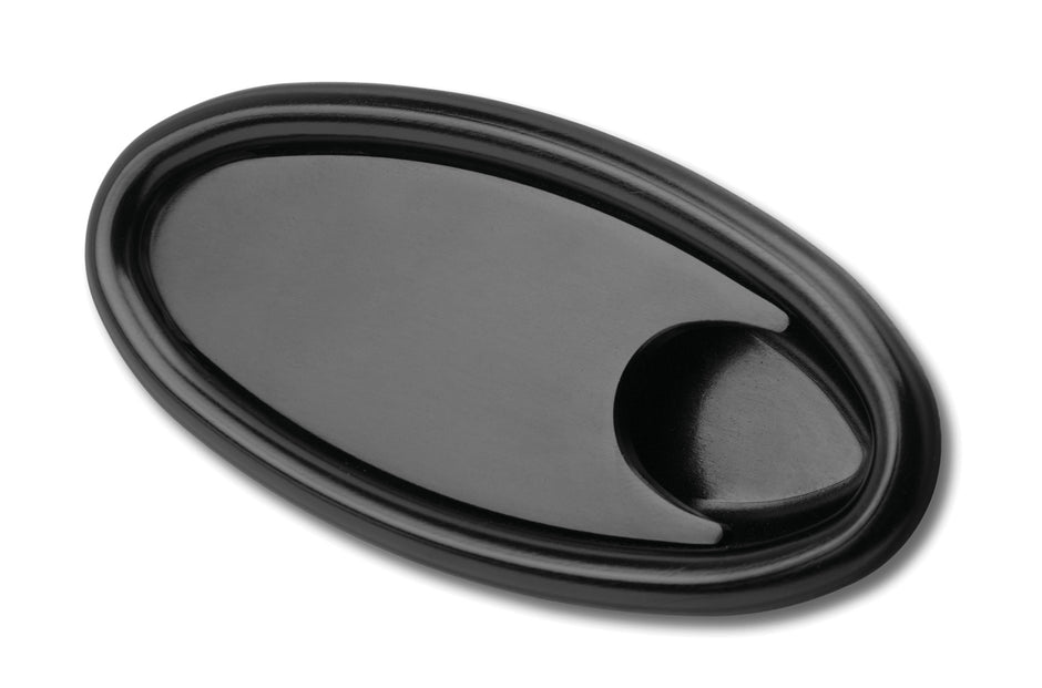 OVAL BLACK DOOR HANDLES