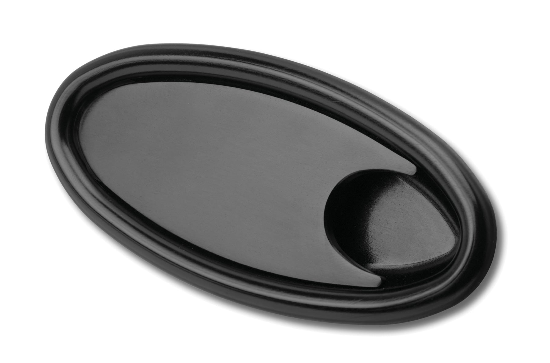 OVAL BLACK DOOR HANDLES