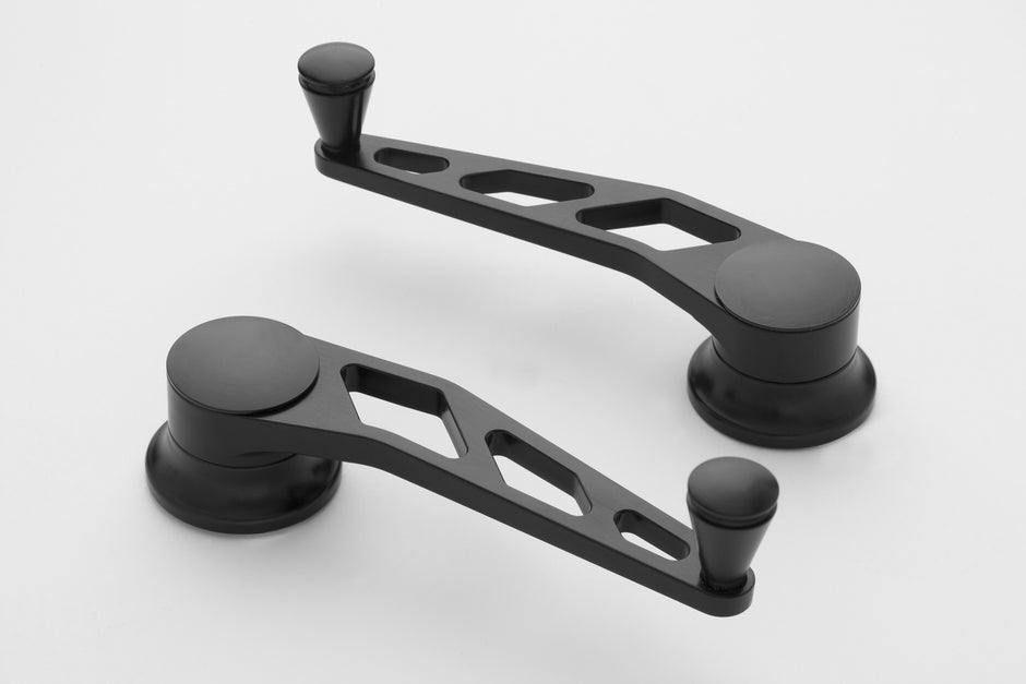BLACK WINDOW CRANKS FOR GM & FORD 49 & UP