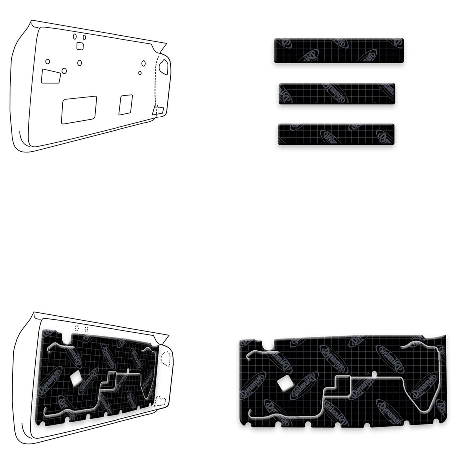 1970-1974 Dodge Challenger / Mopar E-Body Door Kit - XMO E1 D