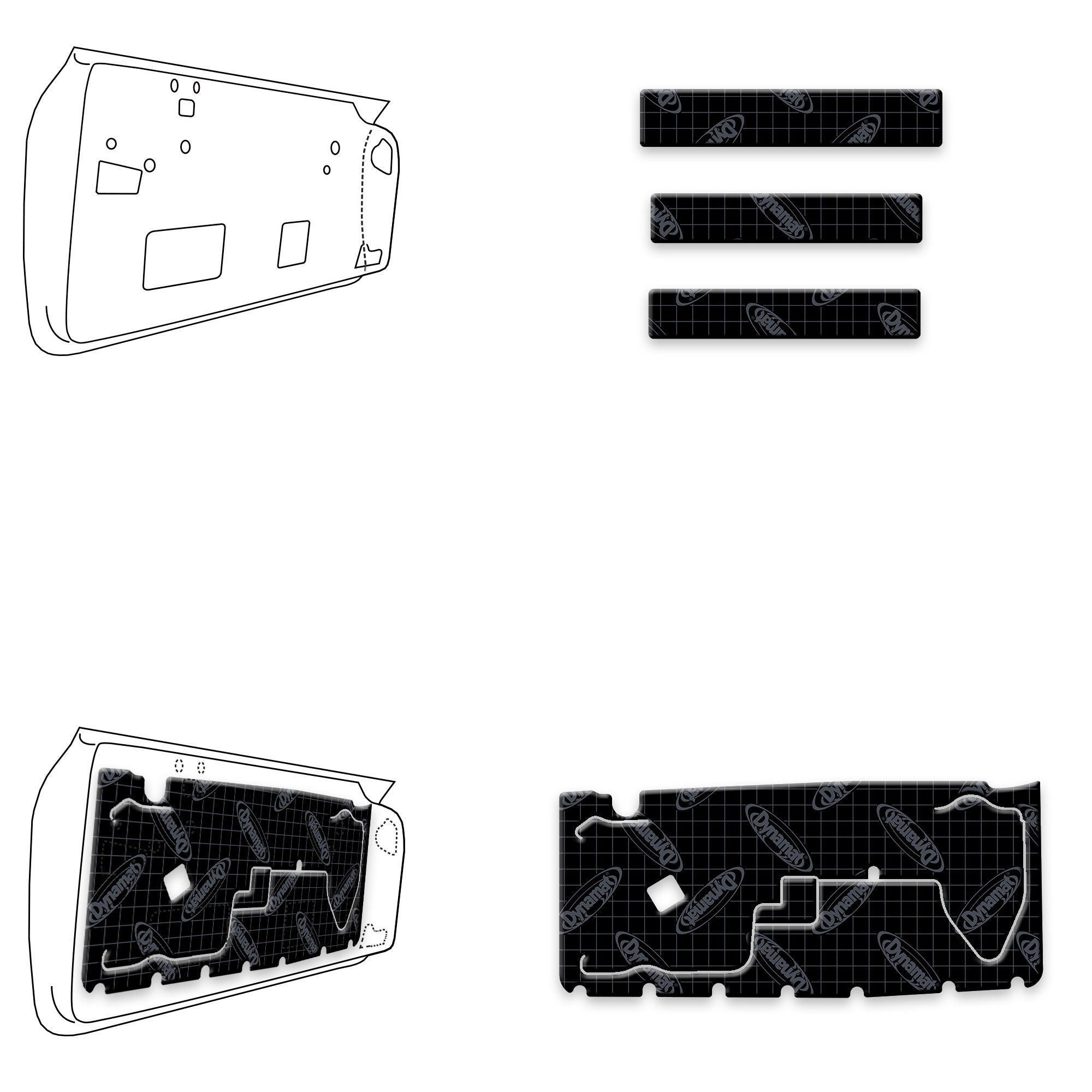1970-1974 Dodge Challenger / Mopar E-Body Door Kit - XMO E1 D