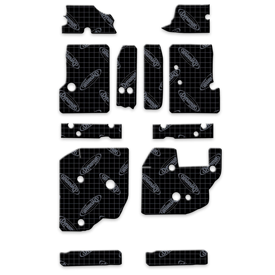 1997-2006 Jeep Wrangler TJ Floor Sound Deadening Kit