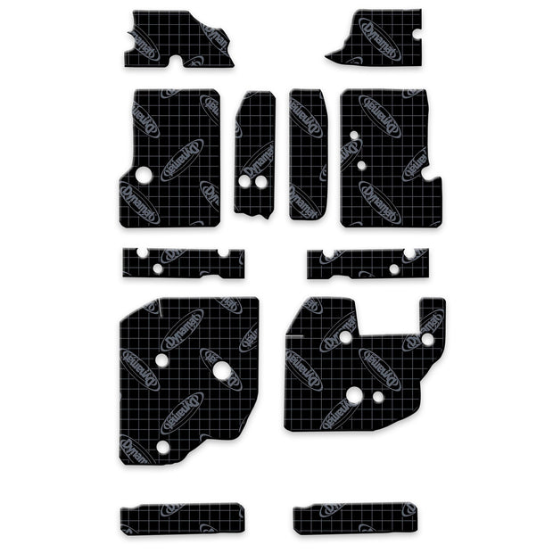 1997-2006 Jeep Wrangler TJ Floor Sound Deadening Kit