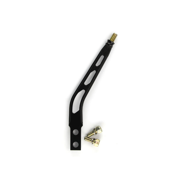 6" SINGLE BEND BLACK BILLET ALUMINUM MANUAL SHIFT LEVER FOR TKO 500/TKO 600