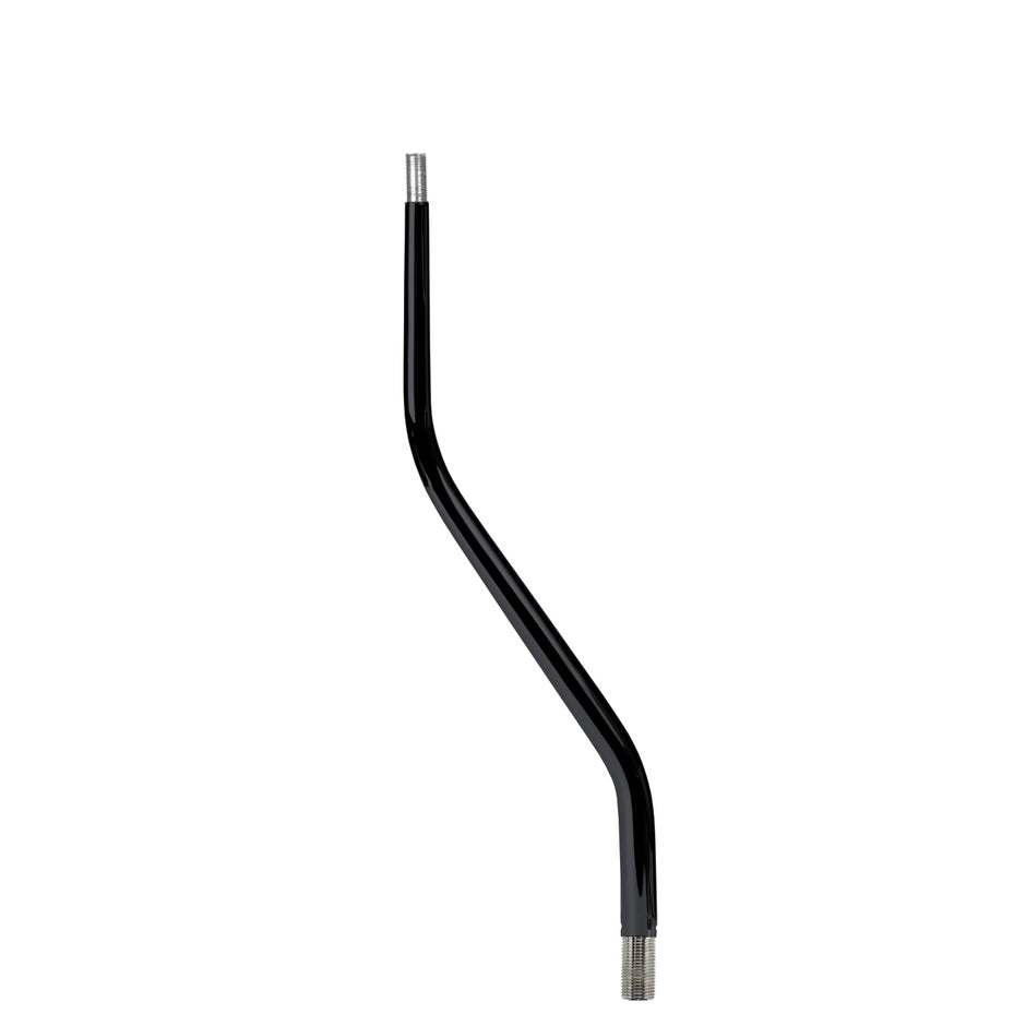 16" DOUBLE BEND BLACK REPLACEMENT LEVER KIT WITH THREADED END