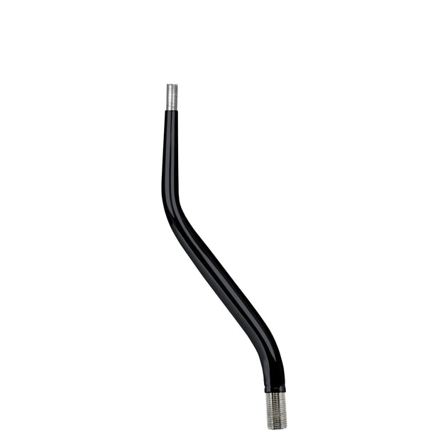 12" DOUBLE BEND BLACK REPLACEMENT LEVER KIT WITH THREADED END