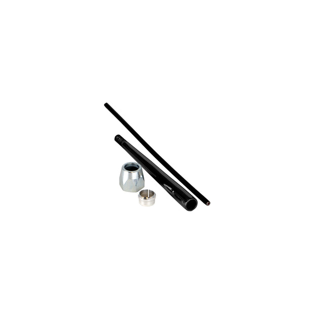 8" STRAIGHT BLACK REPLACEMENT LEVER KIT WITH COMPRESSION END